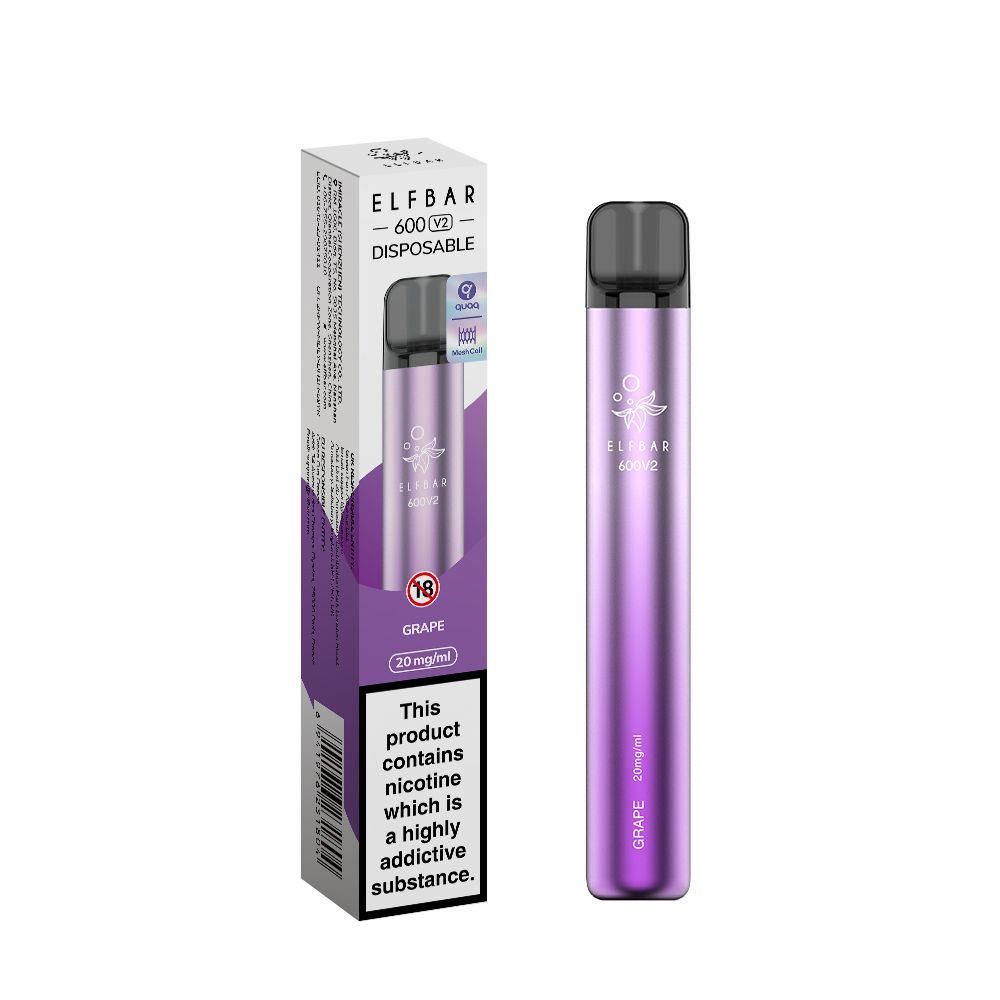 Elf Bar 600 V2 Grape Disposable Vape