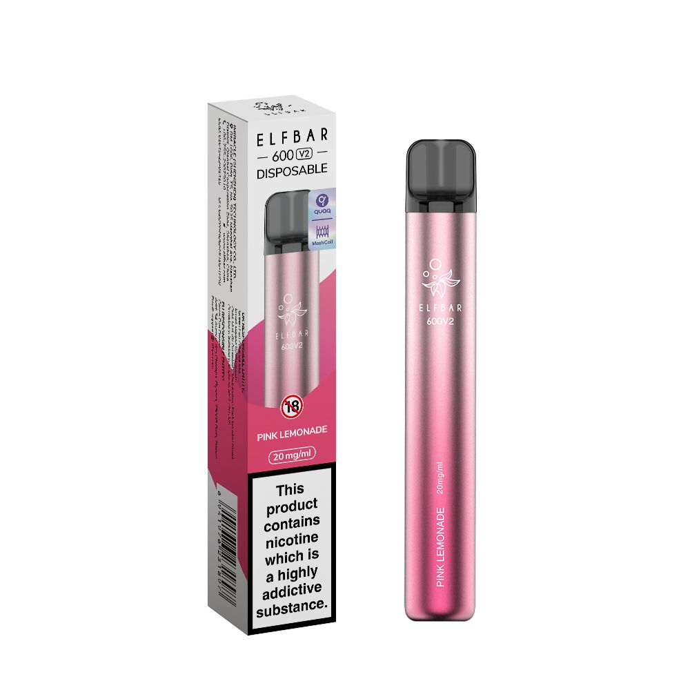 Elf Bar 600 V2 Pink Lemonade Disposable Vape