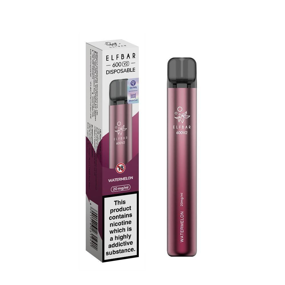 Elf Bar 600 V2 Watermelon Disposable Vape