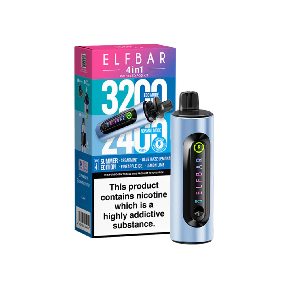Elf Bar 4 in 1 Pod Vape Kit | 3200 Puffs | Free UK Delivery Elf Bar 4 in 1 Pod Vape Kit | 3200 Puffs | Free UK Delivery