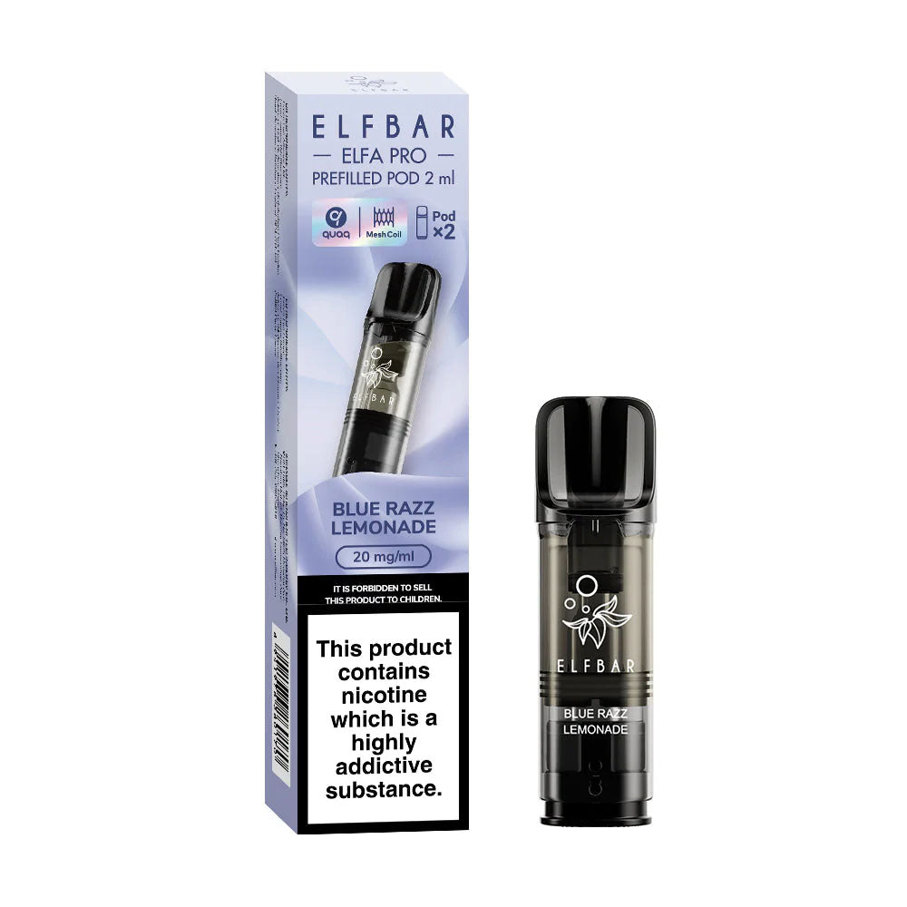 Elf Bar ELFA Pro Blue Razz Lemonade Pods (2 Pack)