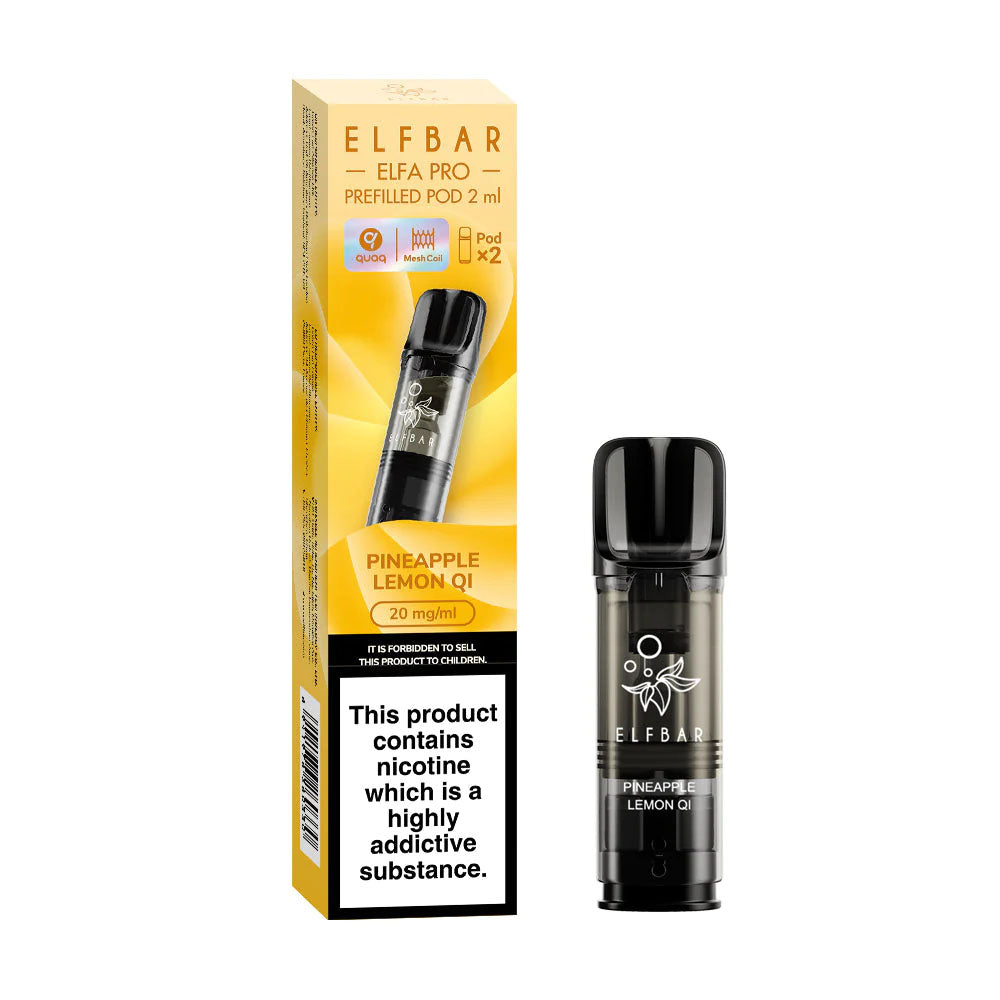 Elf Bar ELFA Pro Pineapple Lemon Soda Pods (2 Pack)