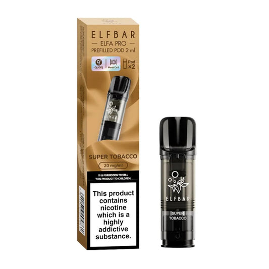 Elf Bar ELFA Pro Super Tobacco Pods (2 Pack)