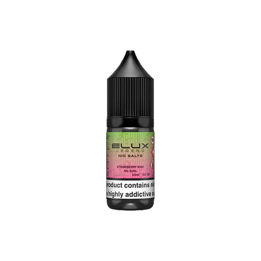 Elux Legend Nic Salts Strawberry Kiwi E Liquid 10ml