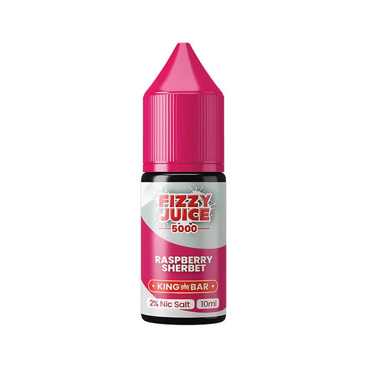 King Bar Fizzy Juice 5000 Raspberry Sherbet E Liquid 10ml