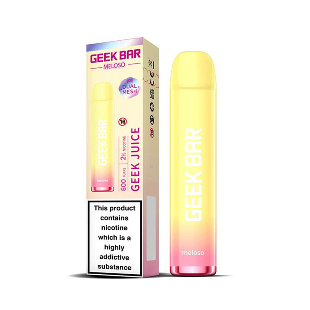 Geek Bar Meloso 600 Disposable Vapes Product Review Geek Bar Meloso 600 Disposable Vapes Product Review
