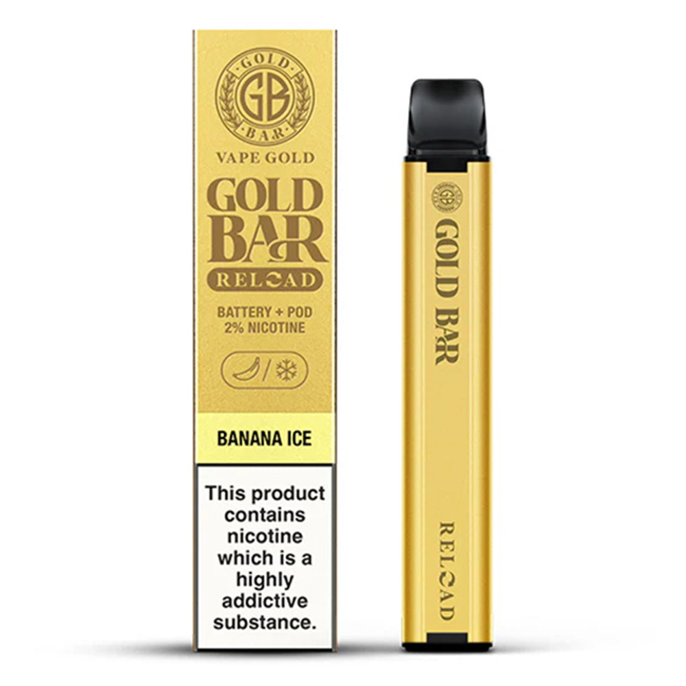 Gold Bar Reload Pod Vape Kit Banana Ice