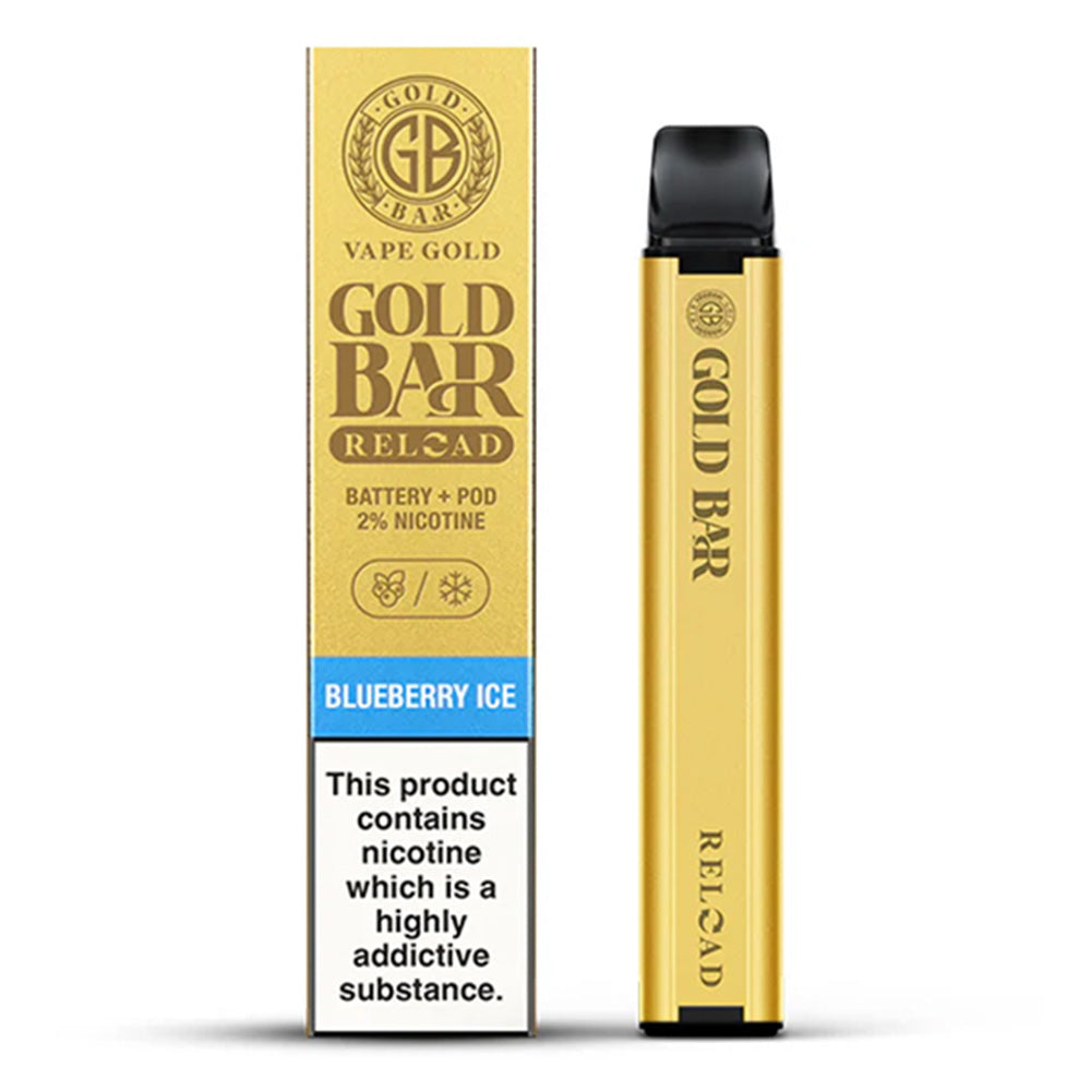 Gold Bar Reload Pod Vape Kit Blueberry Ice