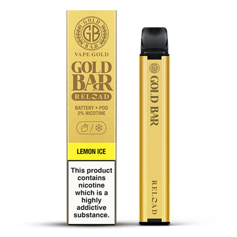 Gold Bar Reload Pod Vape Kit Lemon Ice