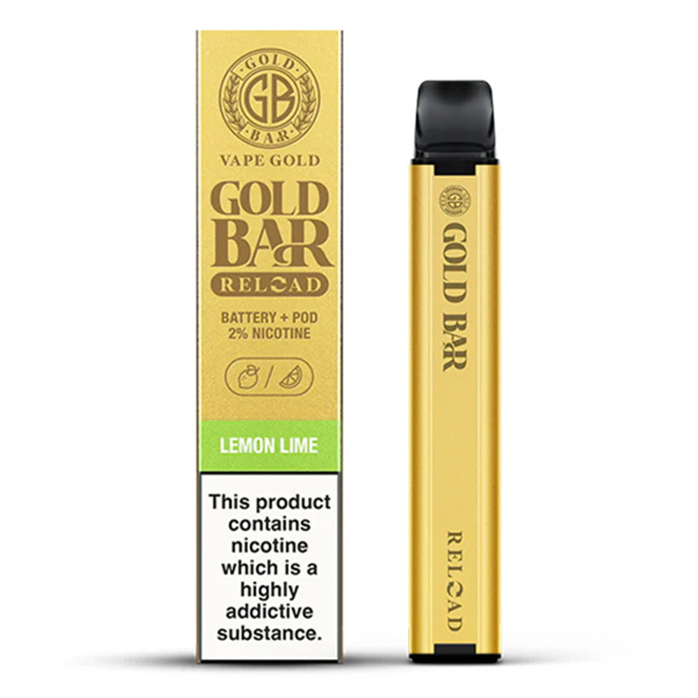 Gold Bar Reload Pod Vape Kit Lemon Lime