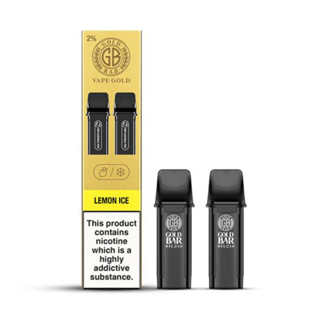 Gold Bar Reload Lemon Ice Pods (2 Pack)