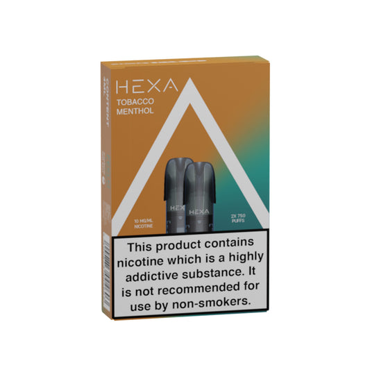 Hexa V3.0 Tobacco Menthol Pods (2 Pack)