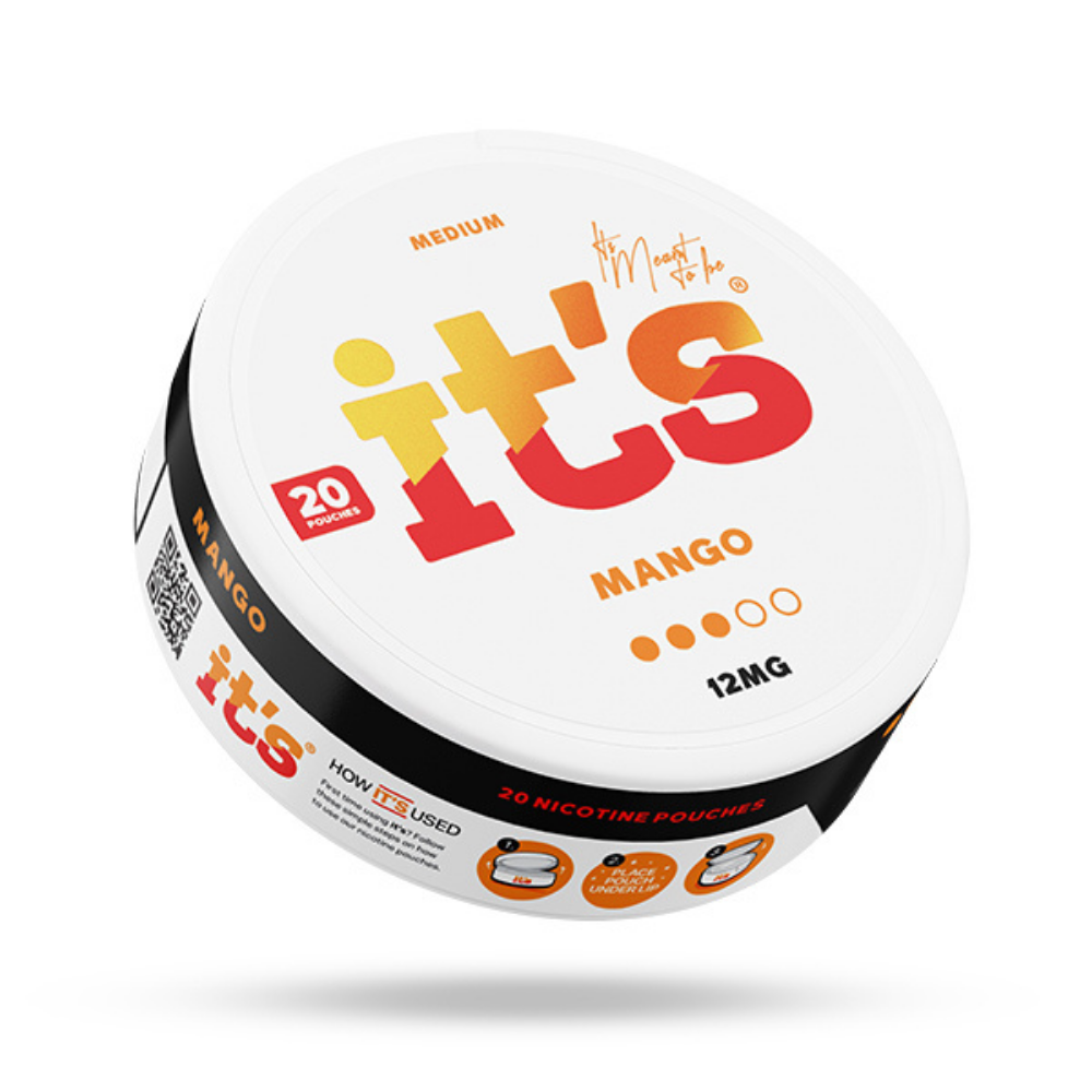 it's Mango 12mg Nicotine Pouches