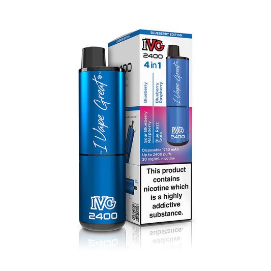 IVG 2400 Blueberry Edition Disposable Vape