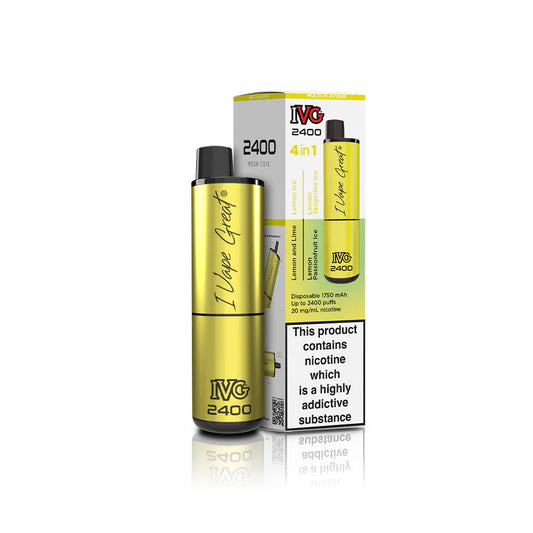 IVG 2400 Lemon Edition Disposable Vape