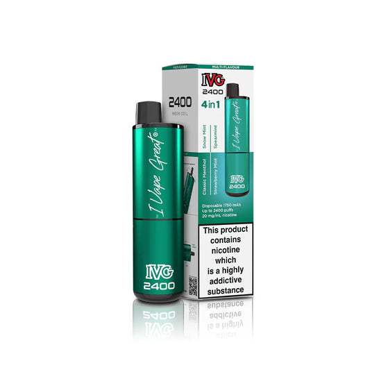 IVG 2400 Multi Mint Edition Disposable Vape