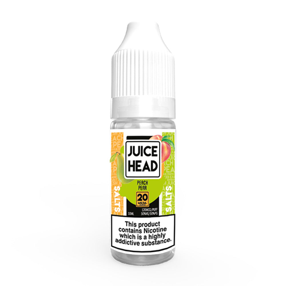 Juice Head Salts Peach Pear E Liquid 10ml