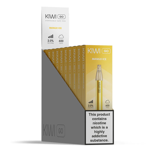 KIWI GO Mango Ice 10 Pack Disposable Vapes