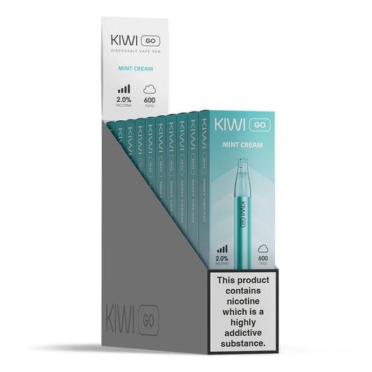 KIWI GO Mint Cream 10 Pack Disposable Vapes