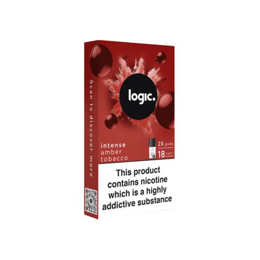 Logic Amber Tobacco Vape Pods (2 Pack)