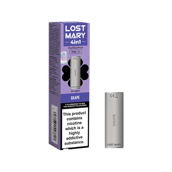 lost mary 4 in 1 pods asda Lost Mary 4 in 1 Replacement Pods for £4.75 Only