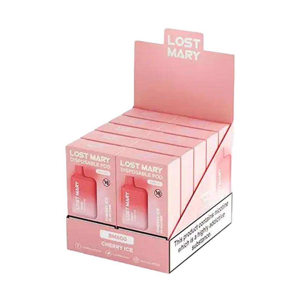 Lost Mary BM600 Cherry Ice  - 10 Pack