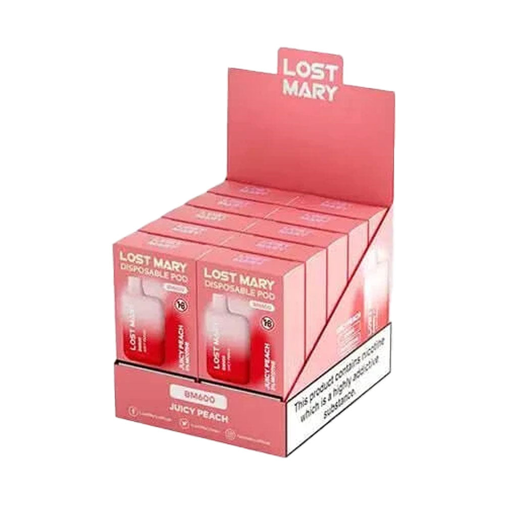 Lost Mary BM600 Juicy Peach  - 10 Pack