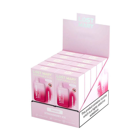Lost Mary BM600 Strawberry Ice - 10 Pack