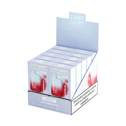 Lost Mary BM600 Watermelon Ice - 10 Pack