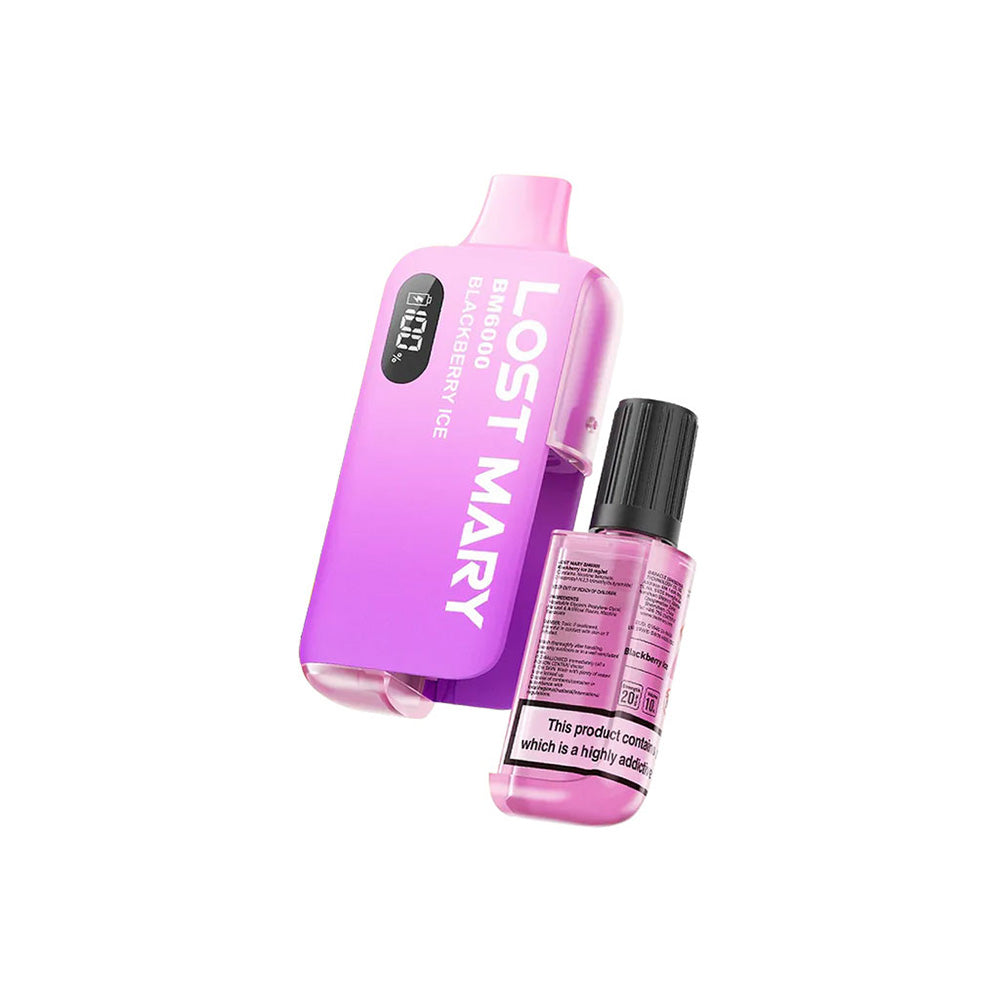 Lost Mary BM6000 Blackberry Ice Disposable Vape