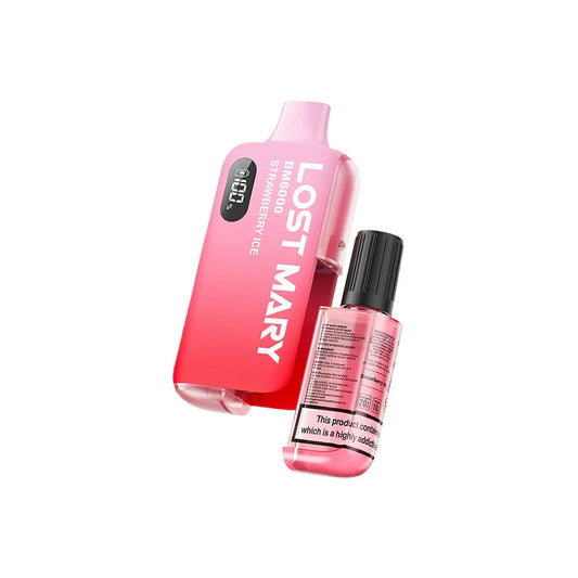 Lost Mary BM6000 Strawberry Ice Disposable Vape
