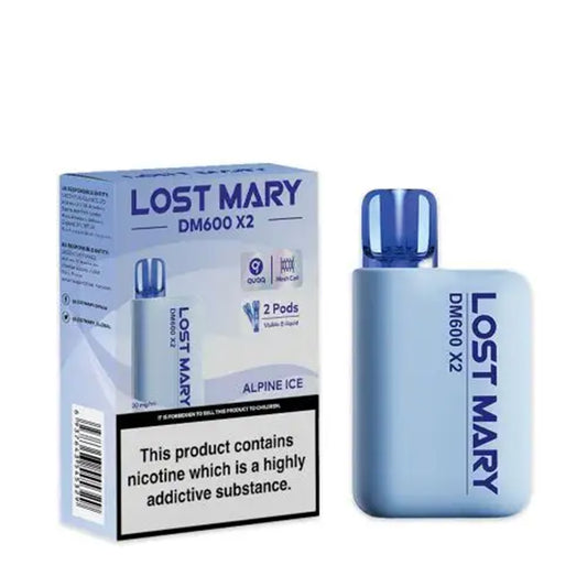 Lost Mary DM600 X2 Alpine Ice Disposable Vape