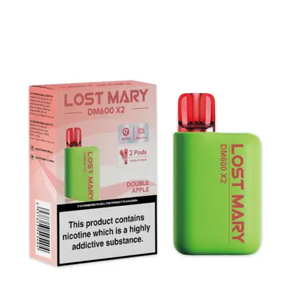 Lost Mary DM600 X2 Double Apple Disposable Vape