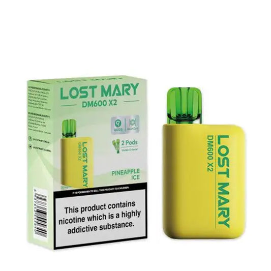 Lost Mary DM600 X2 Pineapple Ice Disposable Vape