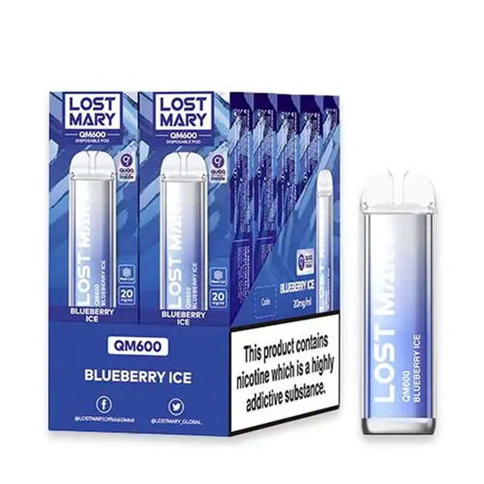 Lost Mary QM600 10 Pack Blueberry Ice
