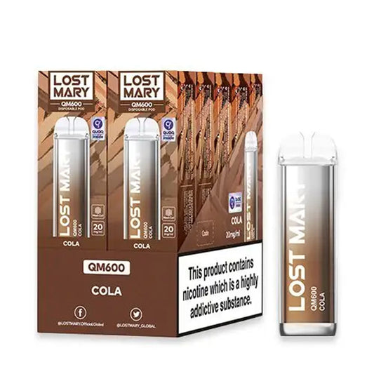 Lost Mary QM600 10 Pack Cola