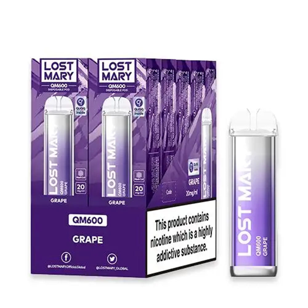 Lost Mary QM600 10 Pack Grape