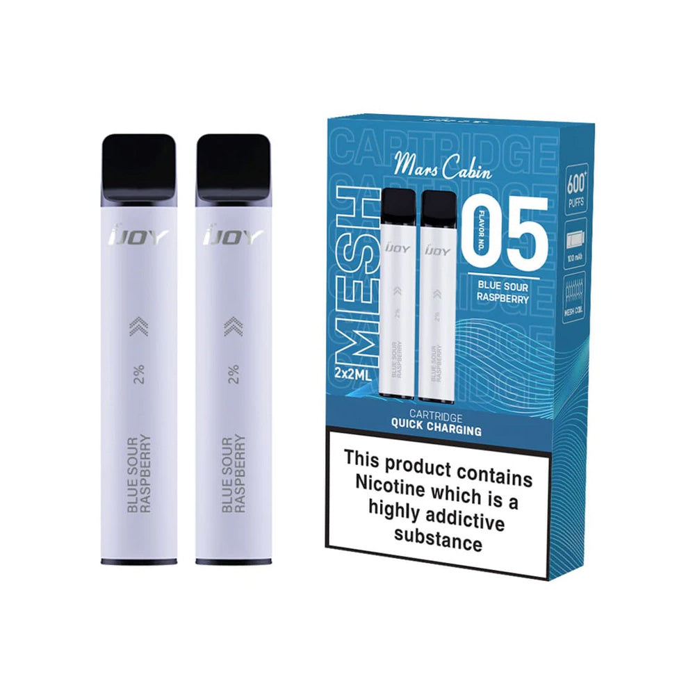 iJoy Mars Cabin Prefilled Pods (2 Pack) | Blue Sour Raspberry | Free ...