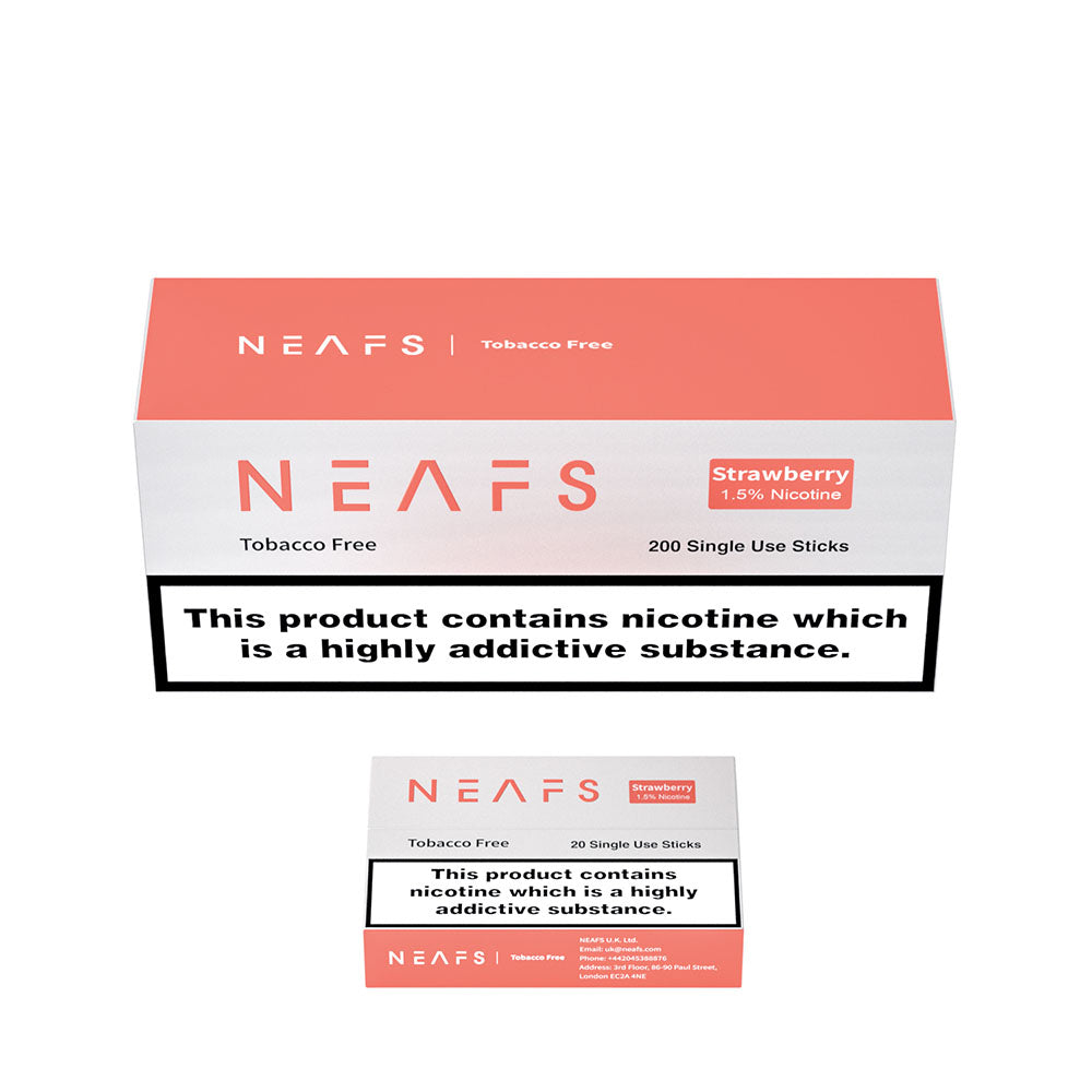 NEAFS Strawberry Carton - 200 Sticks