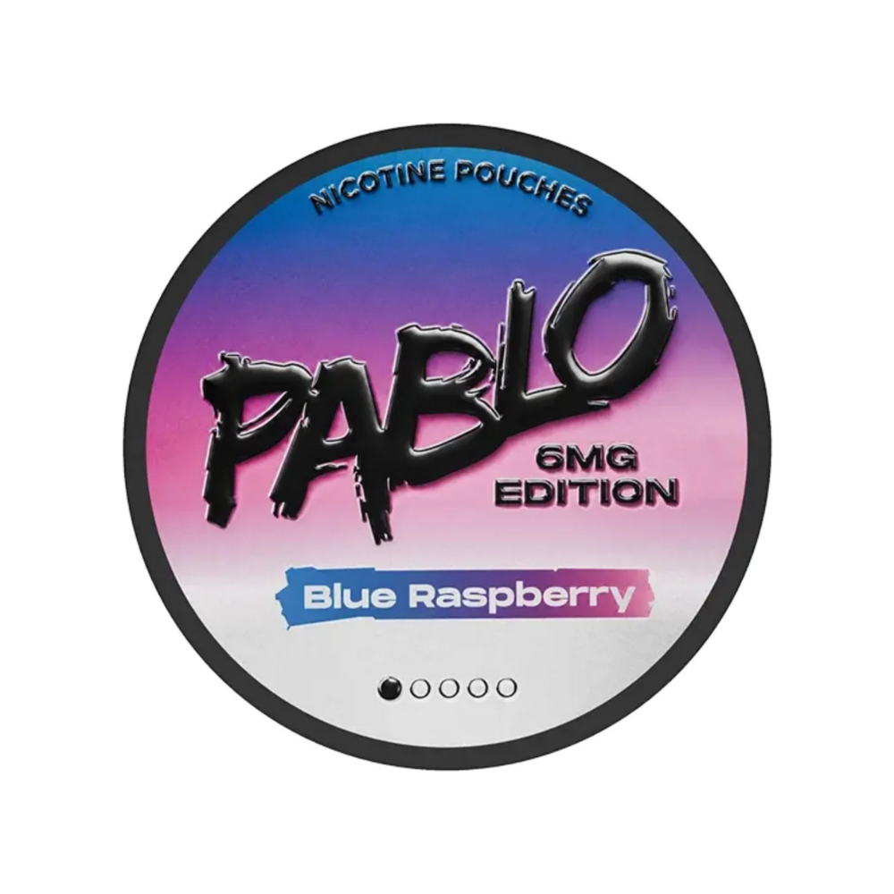 Pablo Blue Raspberry 6mg Edition Nicotine Pouches