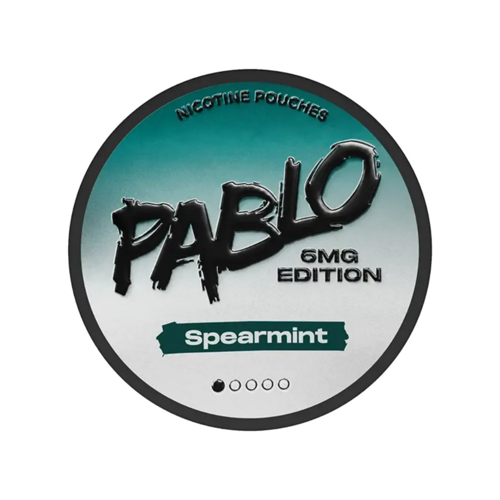 Pablo Spearmint 6mg Edition Nicotine Pouches