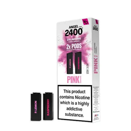 Vapes Bars Angel Pre-Filled Pods | Pink Edition | Free UK Delivery