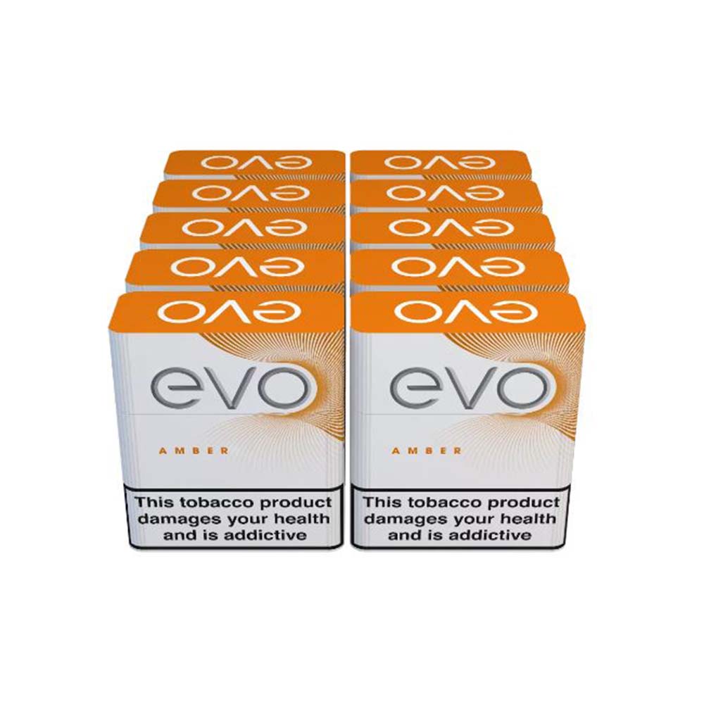 Ploom Evo Amber Tobacco Sticks - 10 Packs (200 sticks)