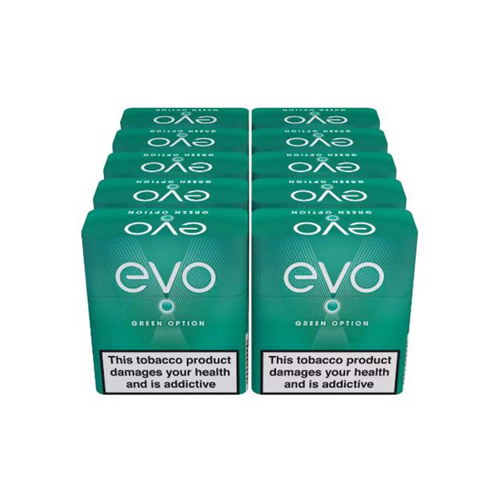Ploom Evo Green Option Crushball Tobacco Sticks - 10 Packs (200 sticks)
