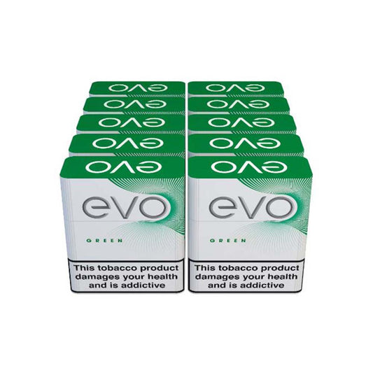 Ploom Evo Green Tobacco Sticks - 10 Packs (200 sticks)