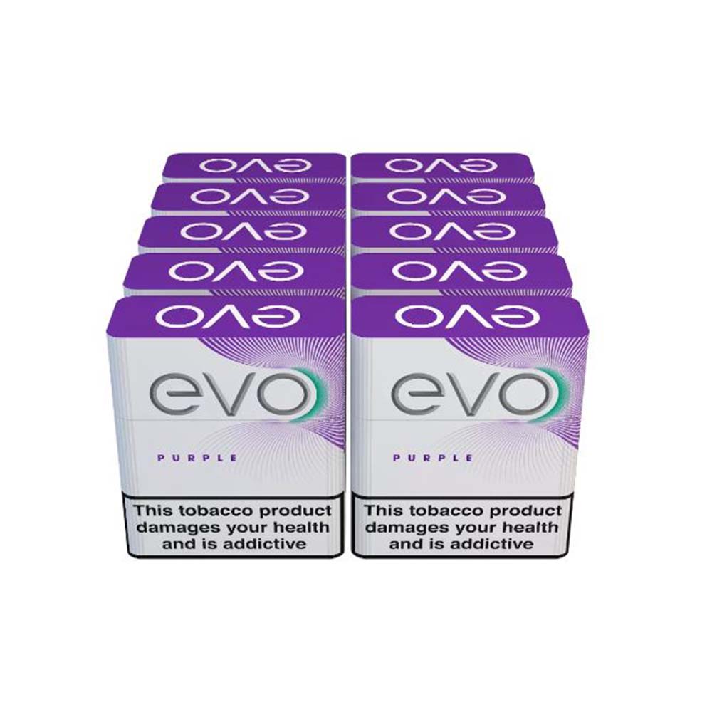 Ploom Evo Purple Tobacco Sticks - 10 Packs (200 sticks)