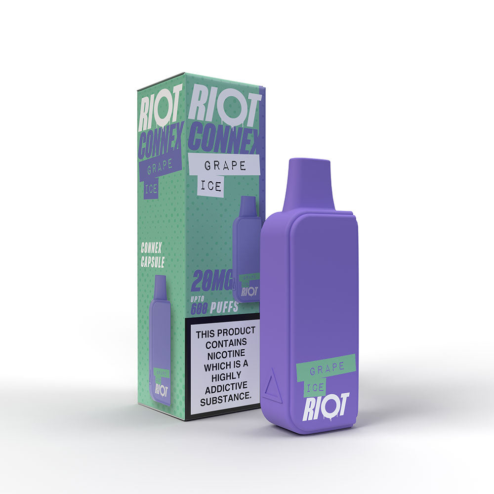 Riot Connex Capsule | Grape Ice | Free UK Delivery Riot Connex Capsule | Grape Ice | Free UK Delivery