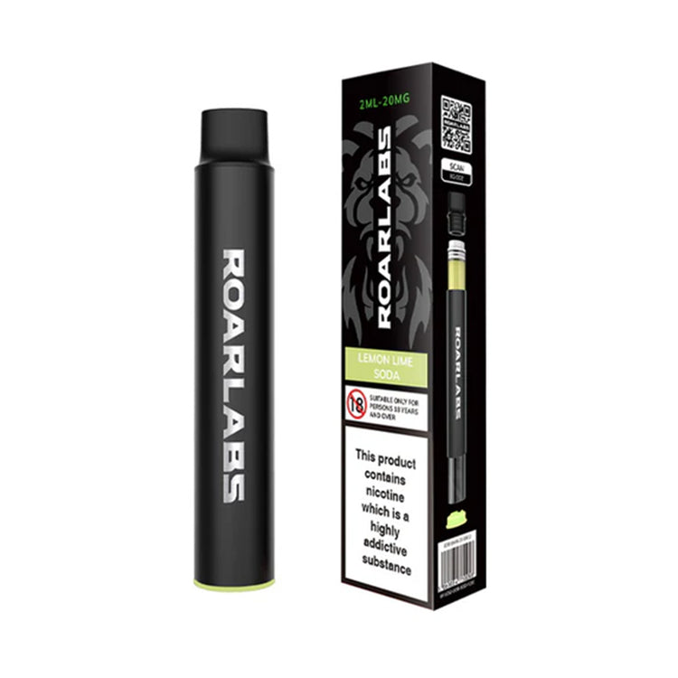 Roar X Disposable Vape Lemon Lime Soda Free UK Delivery