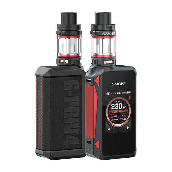 smok g vape G-PRIV 4 Kit | Dual Battery Juul Flavors 2025: Comprehensive 1.8mL Color:Pearl White