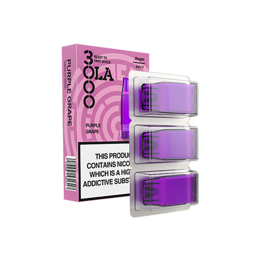 SMPO Ola 3000 Purple Grape Pods (3 Pack)